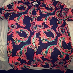 Button up dragon design